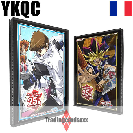 yugi & kaiba quarter century card sleeves Yu-Gi-Oh! trading cards snugly Yugi & Kaiba Quarter Century