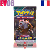 Pokémon - Carton de 6 displays / Boites de 36 boosters EV06 : Mascarade Crépusculaire