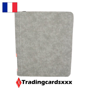 Phoenix Shield - Classeur 9-Pockets Elite Zipper Album 360 Toploader : Gris