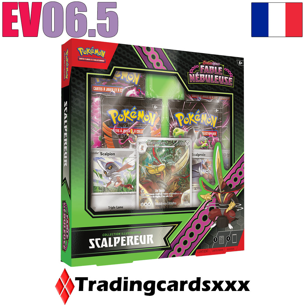 Pokémon - Coffret Collection Illustration EV06.5 Fable Nébuleuse : Scalpereur