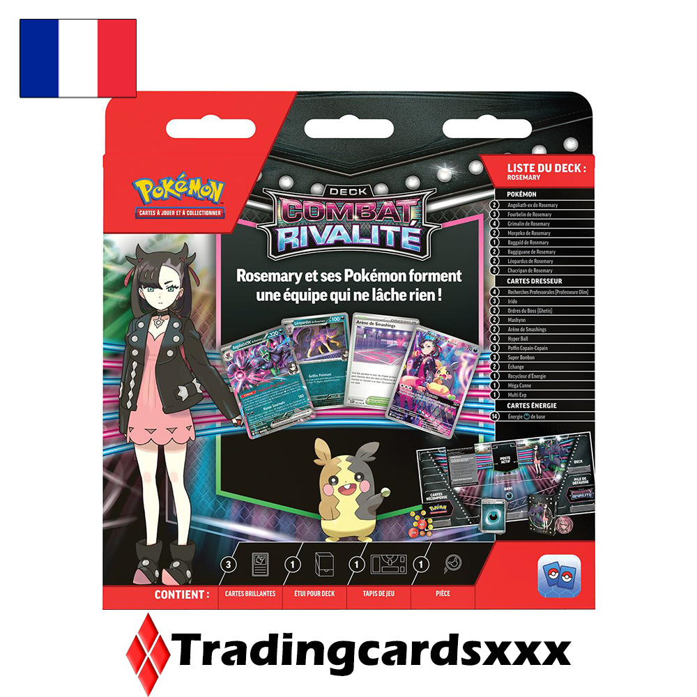 Pokémon - Lot de 2 Decks Combat Rivalité : Rosemary et Pierre