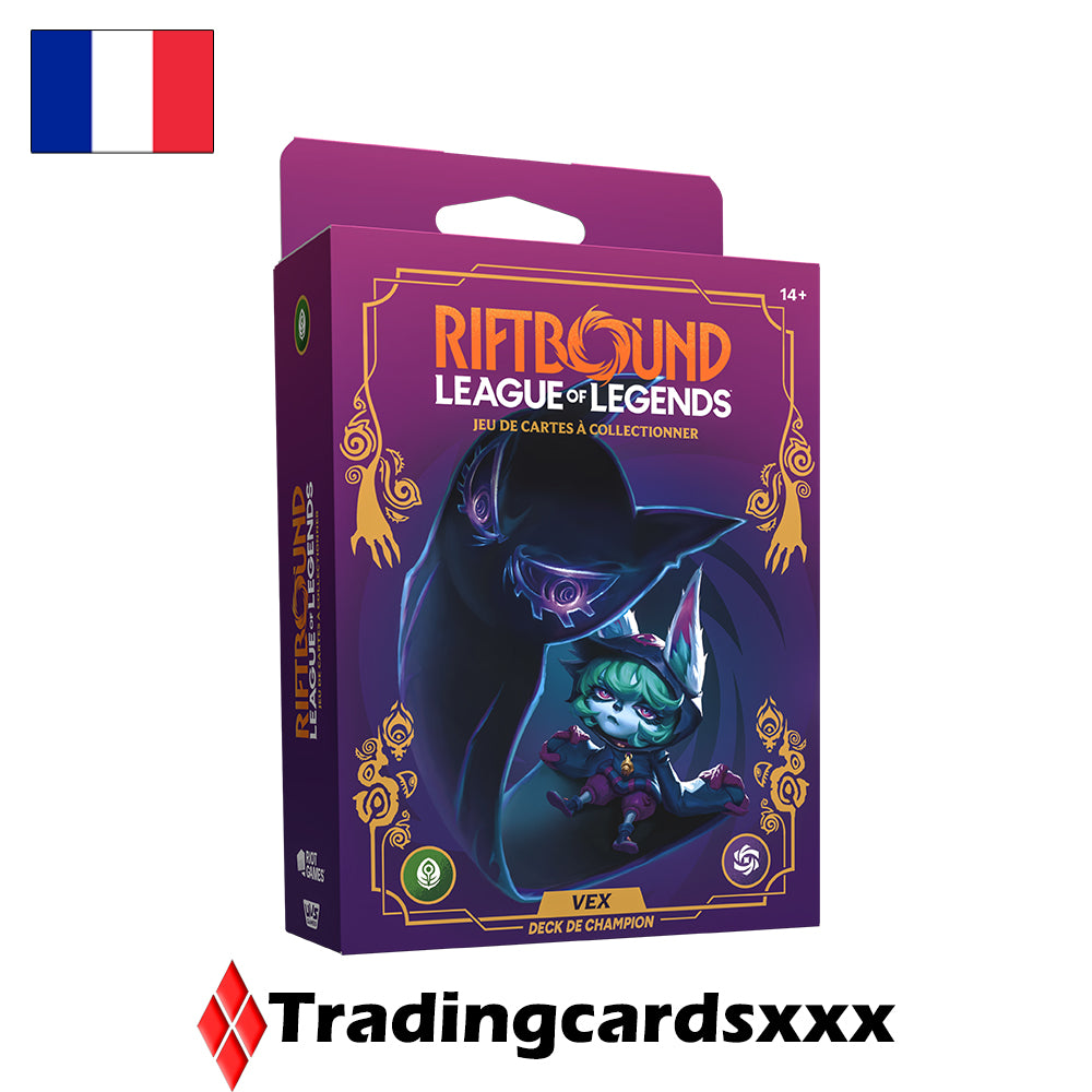 Riftbound TCG | League Of Legends - Deck de Champion Set 3 Déchainement : Vex