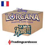 Disney Lorcana TCG - Carton de 4 displays / boites de 24 boosters : La Mer Azurite