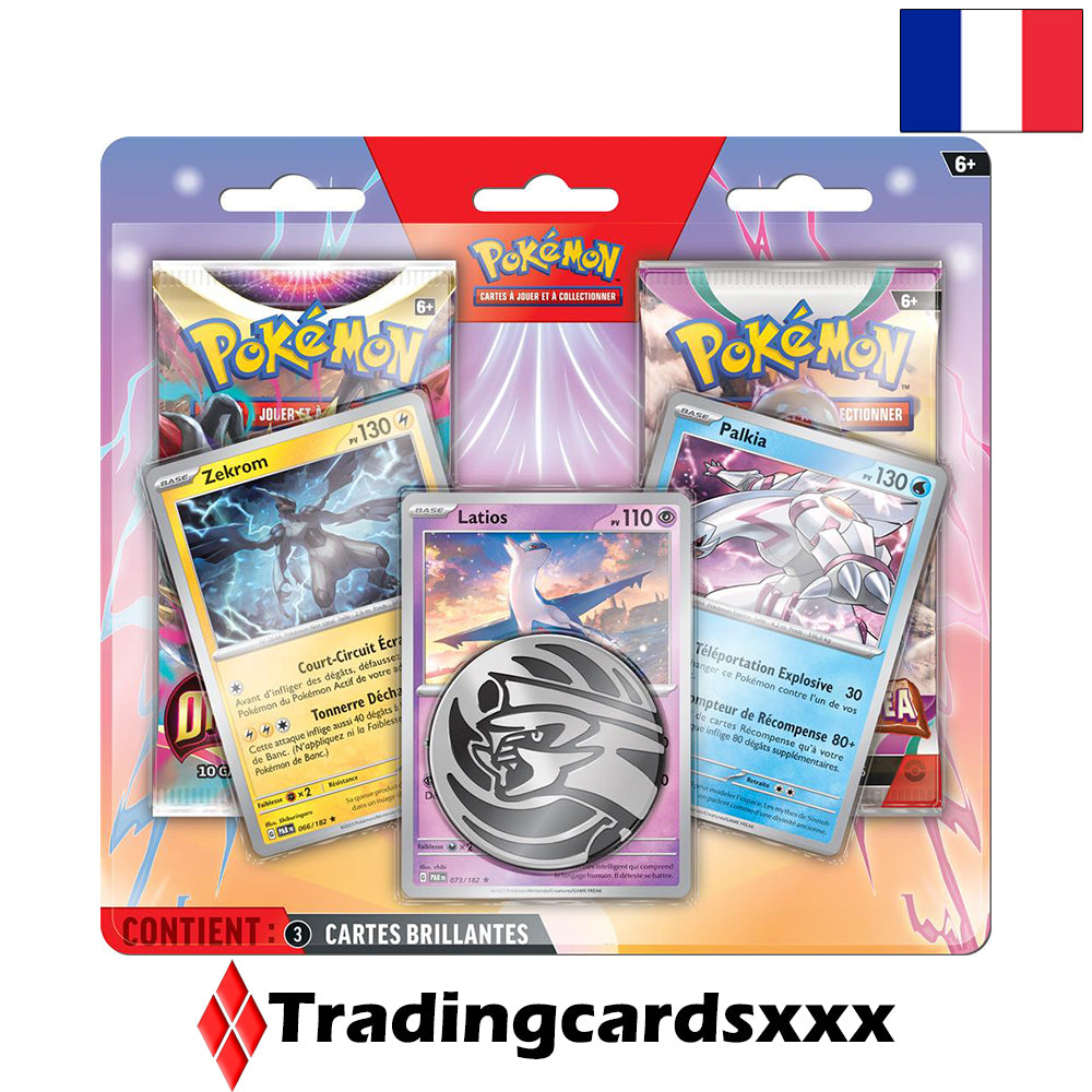 Pokémon - Pack de 2 boosters Octobre 2024 : Latios, Zekrom et Palkia