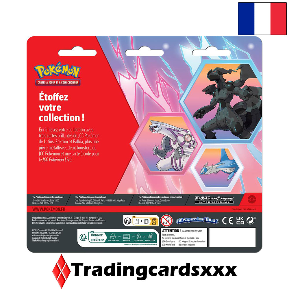 Pokémon - Pack de 2 boosters Octobre 2024 : Latios, Zekrom et Palkia