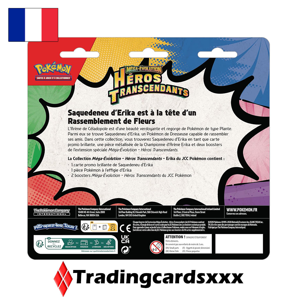 Pokémon - Lot de 2 Duo Pack ME02.5 Héros Transcendants : Dodoala et Saquedeneu