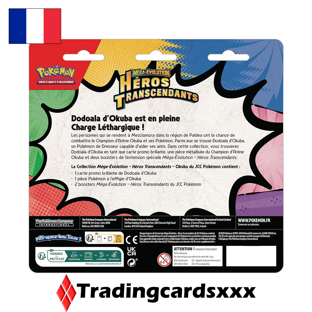 Pokémon - Lot de 2 Duo Pack ME02.5 Héros Transcendants : Dodoala et Saquedeneu