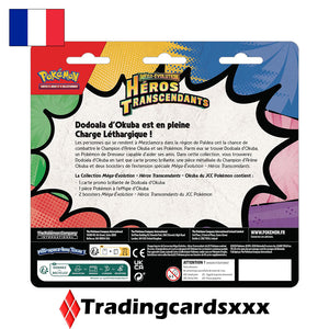 Pokémon - Lot de 2 Duo Pack ME02.5 Héros Transcendants : Dodoala et Saquedeneu