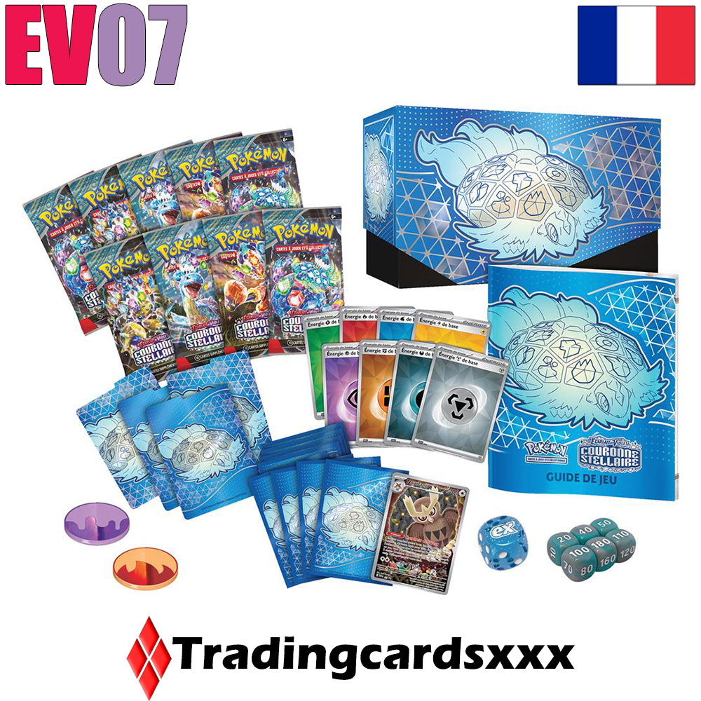 Pokémon - Coffret Dresseur d'Élite EV07 Couronne Stellaire : Terapagos