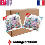 Pokémon - Carton de 12 Tri Pack de 3 boosters EV07 : Couronne Stellaire