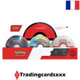 Pokémon - Lot de 6 Boites Pokéball Tin Octobre 2024 : Poké, Super, Hyper, Honor et Lune Ball