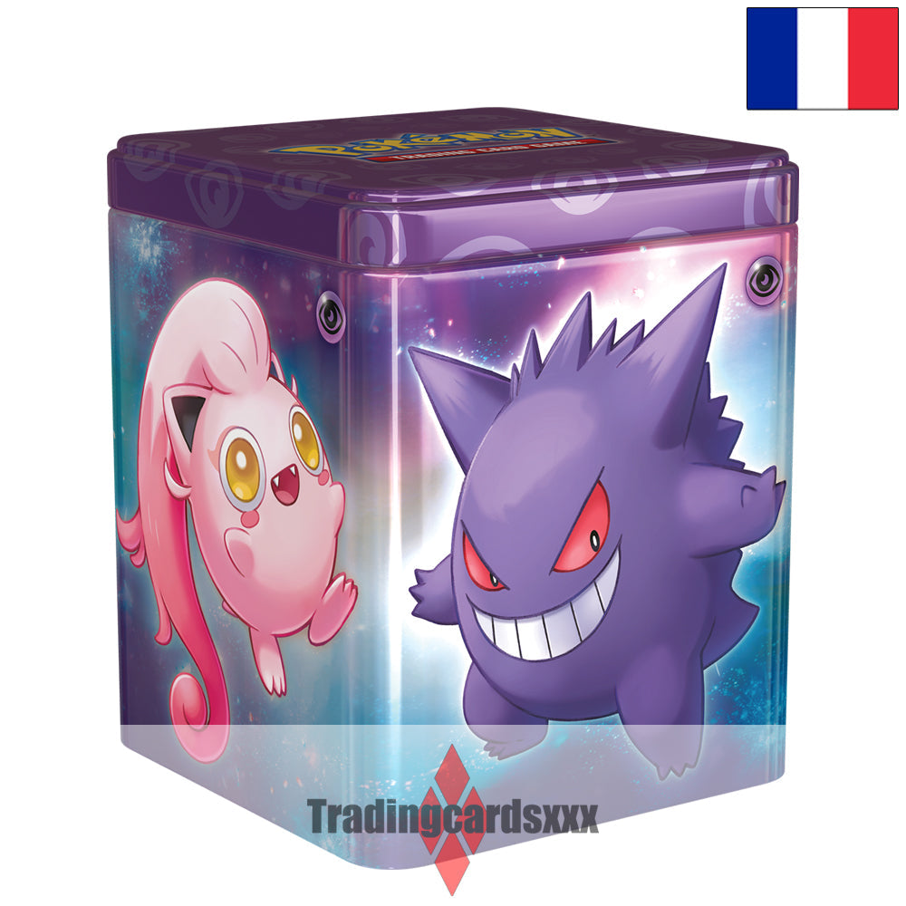 Pokémon - Lot de 6 Pokébox Tin Cube Mars 2024 : Psy / Métal / Dragon