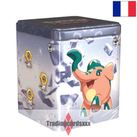 
              Pokémon - Lot de 6 Pokébox Tin Cube Mars 2024 : Psy / Métal / Dragon
            