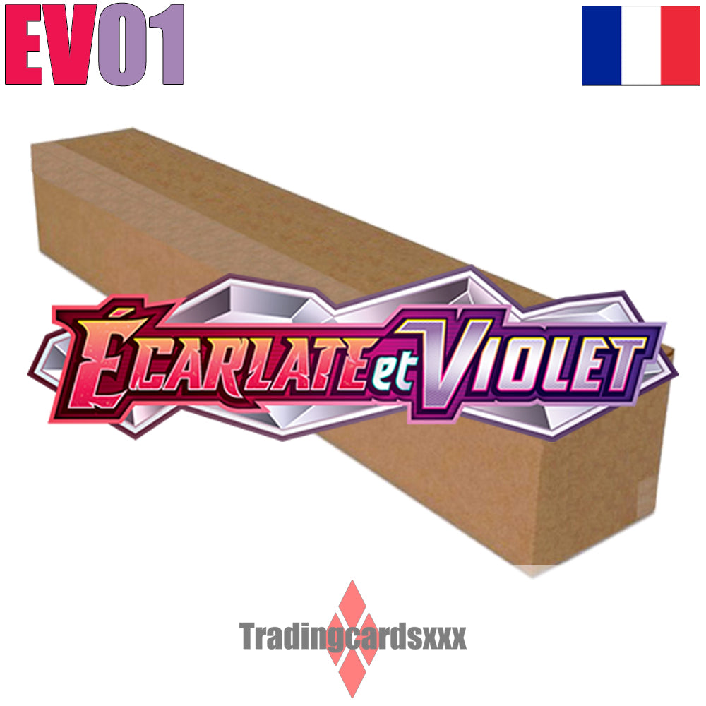 Pokémon - Carton de 6 displays de 36 boosters EV01 : Écarlate et Violet