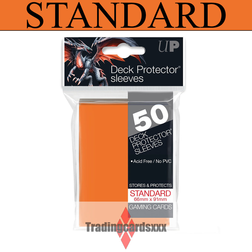 Ultra PRO - 50 Protèges Cartes STANDARD : Orange
