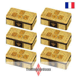 Yu-Gi-Oh! Lot de 6 Mega Tin Box 2022 : Boite des Dieux du Pharaon