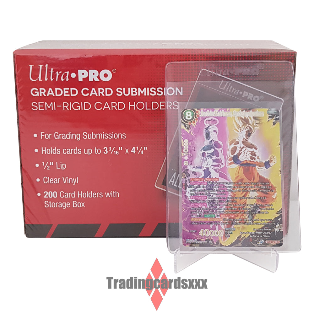 Ultra PRO - 200 Protèges Cartes semi rigides : Graded Card Submission Semi-Rigid Card Holders
